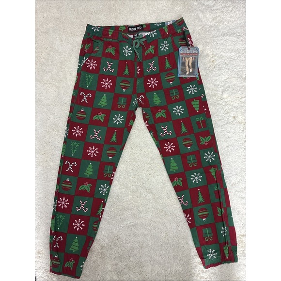 Iron Clothing Co. Other - Iron Co. Christmas Holiday Jogger Pants Mens Sz M Tapered Holiday Pants